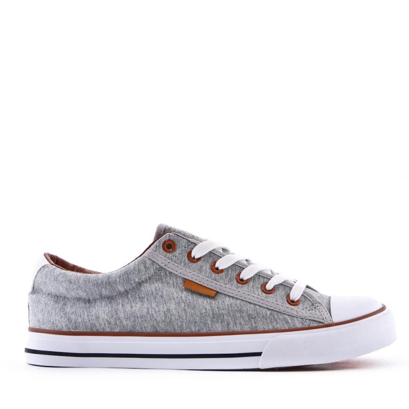 GROSSISTE CHAUSSURES - Basket homme sans lacets en textile