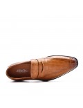 Imitation leather moccasin