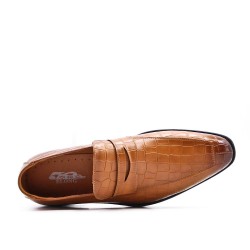 Imitation leather moccasin