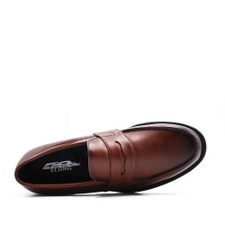 Imitation leather moccasin