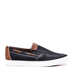 Men's faux leather sneaker