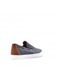 Men's faux leather sneaker