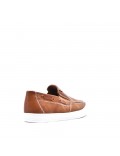 Basket en simili cuir pour homme