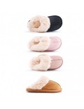 Winter fur slipper