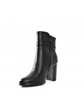 Faux leather ankle boot