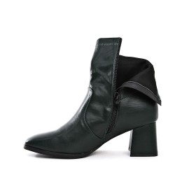 Ankle boot in a mix of materials for autumn and winter