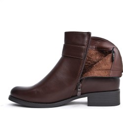 Big size-Faux leather ankle boot