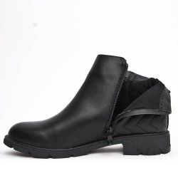 Big size-Faux leather ankle boot