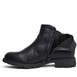 Big size-Faux leather ankle boot