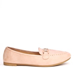 Derby en simili daim pour femme