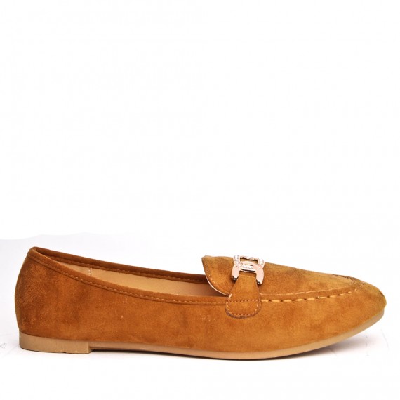 Derby in faux suede for women