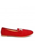 Derby in faux suede for women