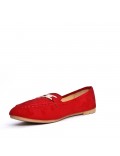 Derby in faux suede for women