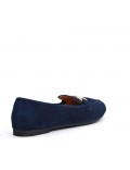 Derby in faux suede for women