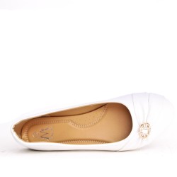 Grande tailles-Derby en simili Cuir pour femme