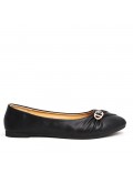 Big size-Derby in faux leather for women