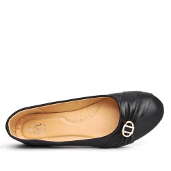 Big size-Derby in faux leather for women