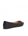 Big size-Derby in faux leather for women