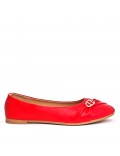 Big size-Derby in faux leather for women