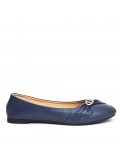 Big size-Derby in faux leather for women