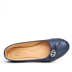 Grande tailles-Derby en simili Cuir pour femme