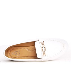 Grande tailles-Derby en simili Cuir pour femme