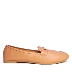 Big size-Derby in faux leather for women