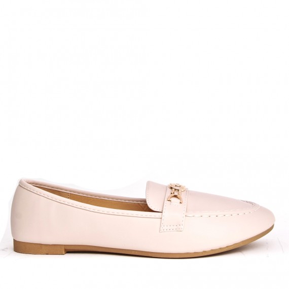 Big size-Derby in faux leather for women