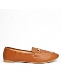 Big size-Derby in faux leather for women