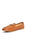 Big size-Derby in faux leather for women