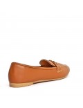 Big size-Derby in faux leather for women