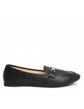 Big size-Derby in faux leather for women
