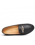 Big size-Derby in faux leather for women