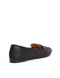 Big size-Derby in faux leather for women