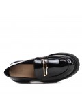 Derby en simili Cuir pour femme