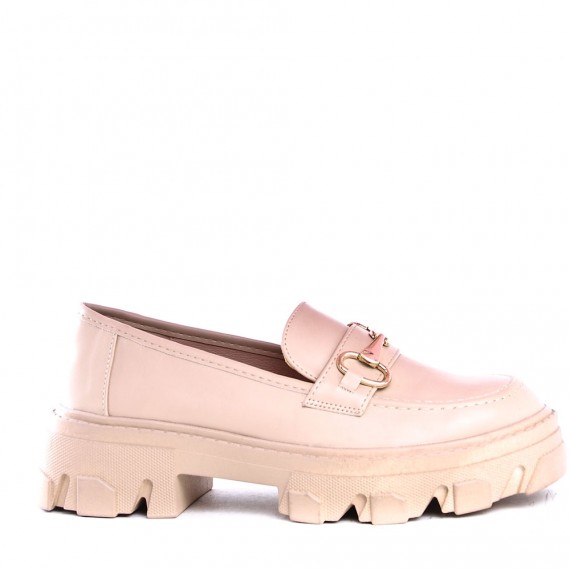 Derby en simili Cuir pour femme