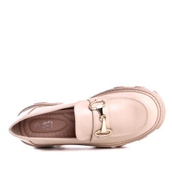 Derby in faux leather for women