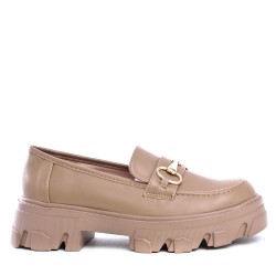 Derby in faux leather for women