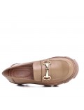 Derby in faux leather for women