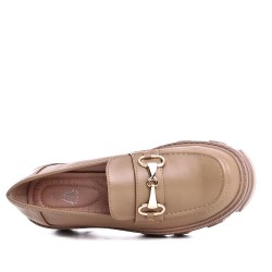 Derby in faux leather for women