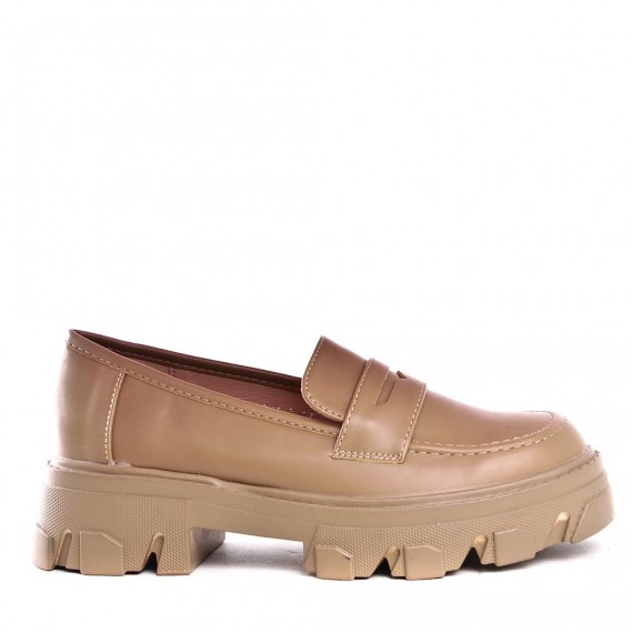 Derby en simili Cuir pour femme