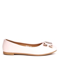 Ballerine confort en simili cuir