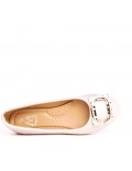 Ballerine confort en simili cuir