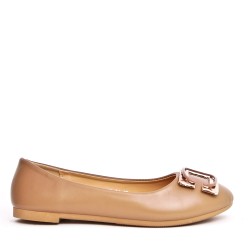 Ballerine confort en simili cuir