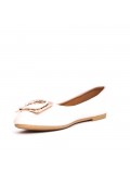 Ballerine confort en simili cuir