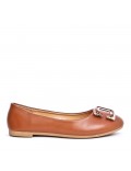 Ballerine confort en simili cuir