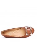 Ballerine confort en simili cuir