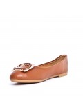 Ballerine confort en simili cuir