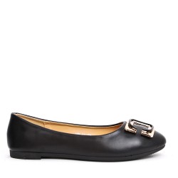 Ballerine confort en simili cuir