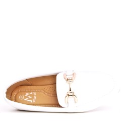 Ballerine confort en simili cuir